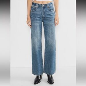 DENIM FORUM The Farrah Wide Leg Jean